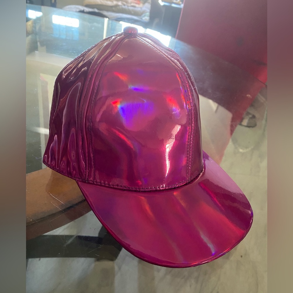 Pink Holographic baseball cap